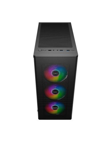CAJA ATX UNYKA GAMING MIR 100 BLACK VENTANA ARGB(SIN FUENTE)511303