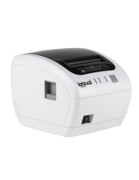 Iggual impresora térmica tp easy 80w usb+rj11 blan