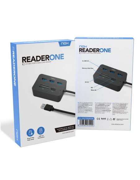 Nox lector de tarjetas usb