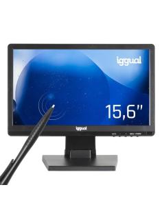 Iggual monitor táctil resistivo 15,6" 16:9 hd+
