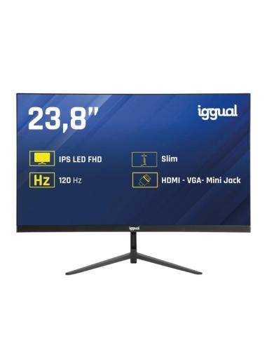 Iggual monitor 24" ips 1ms fhd 120hz vga hdmi slim
