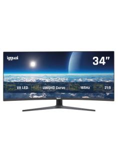 Iggual monitor 34" uwqhd 1ms 2dp 2hdmi mm aa curvo