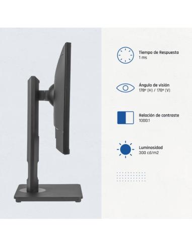 Iggual monitor 24" vga hdmi 120hz pivotante aa mm