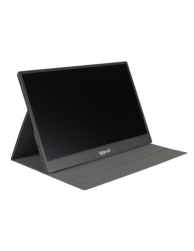 Iggual monitor portátil 15,6" ips fhd usb-c funda