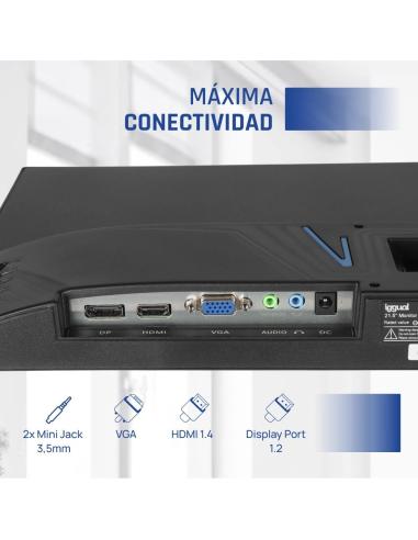 Iggual monitor 21,5" ips 1ms fhd 120hz vga hdmi dp