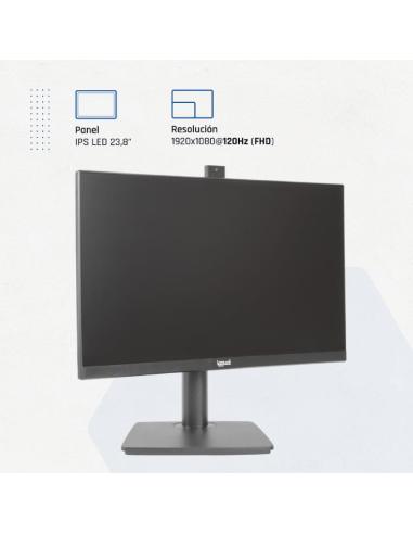 Iggual monitor 24" 120hz 1ms hdmi vga mm aa webcam