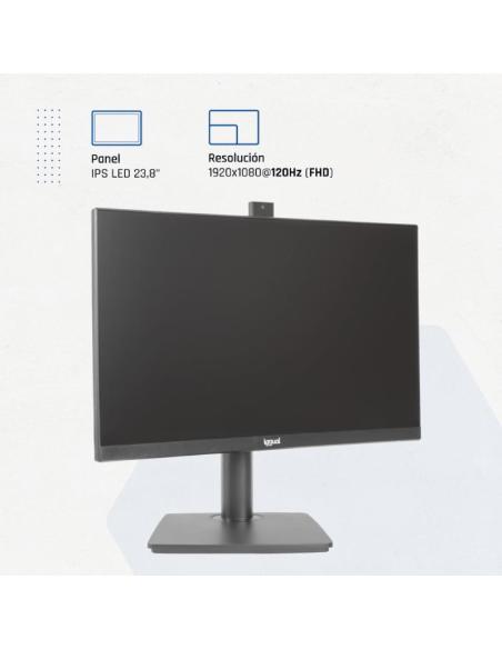 Iggual monitor 24" 120hz 1ms hdmi vga mm aa webcam