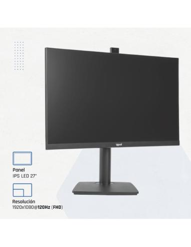 Iggual monitor 27" 120hz 1ms hdmi vga mm aa webcam