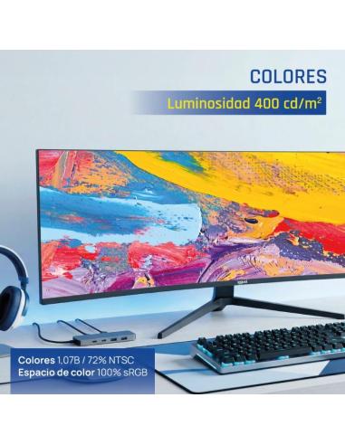 Iggual monitor 49" 5k dqhd 1ms 240hz mm aa curvo