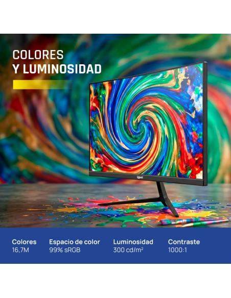 Iggual monitor 24" ips 1ms fhd 120hz vga hdmi mm