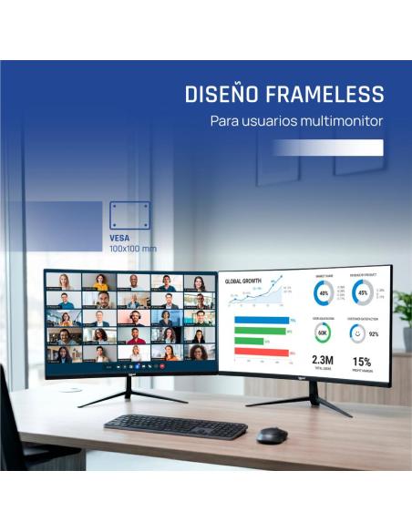 Iggual monitor 27" ips 1ms fhd 120hz vga hdmi mm