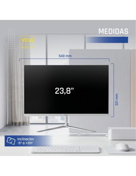 Iggual monitor 24" ips 1ms fhd 120hz mm blanco
