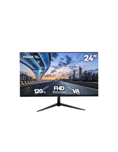 Nilox nxm24fhd1205 monitor 24" va 120 hz vga hdmi
