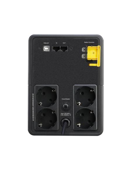Apc back ups 1200va/650w 4 tom schuko usb a+c