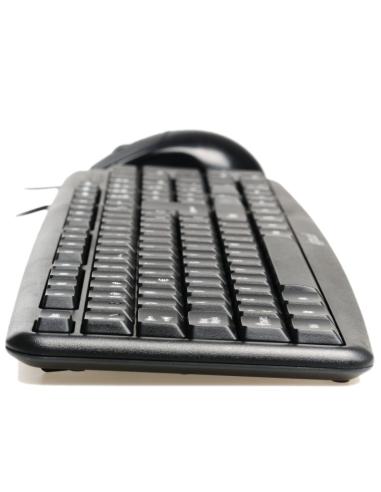 Iggual kit teclado y ratón com-ck-basic negro