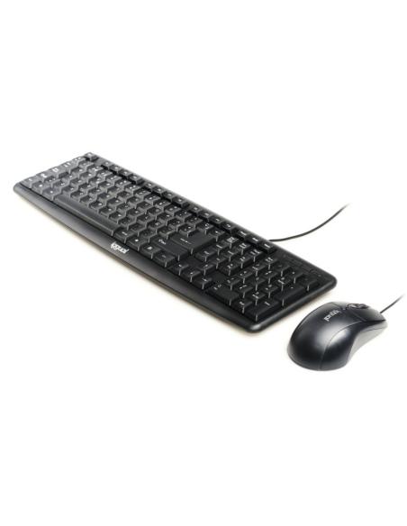Iggual kit teclado y ratón com-ck-basic negro
