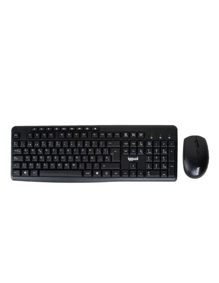 Iggual kit teclado ratón inalámbrico wmk-basic