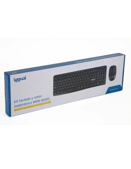 Iggual kit teclado ratón inalámbrico wmk-basic