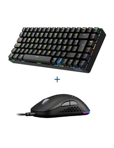 Hiditec teclado gm1k switch red + raton gx30 pro