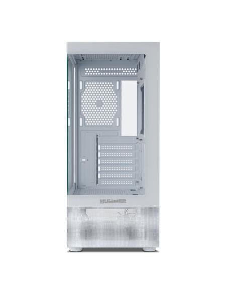CAJA ATX SEMITORRE NOX HUMMER VISION WHITE USB3