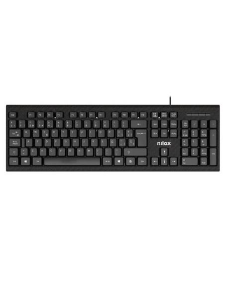 Nilox kit teclado+raton nxkme0011 usb negro