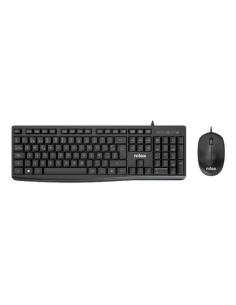 Nilox teclado y raton usb nxkme0012 negro
