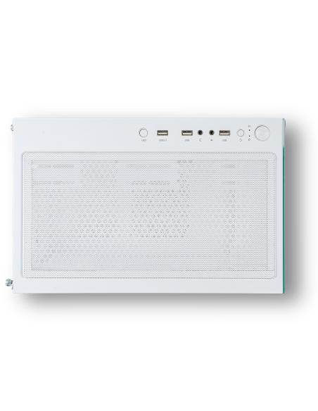 CAJA ATX SEMITORRE NOX HUMMER VISION WHITE USB3