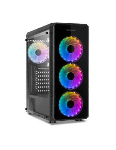 CAJA ATX SEMITORRE NOX HUMMER TGM NEGRA ARGB USB3