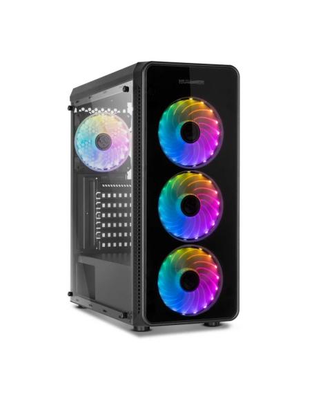 CAJA ATX SEMITORRE NOX HUMMER TGM NEGRA ARGB USB3