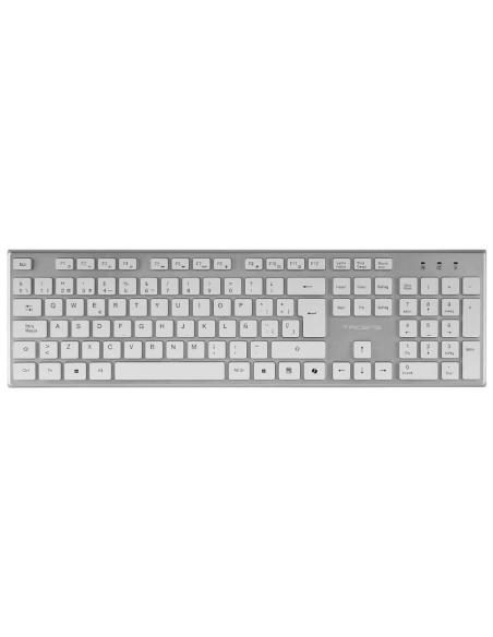 Tacens 3en1 teclado+ratón+alfom inalámbrico blanco