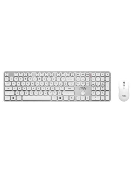 Msi teclado + ratón forge k210 w combo es white