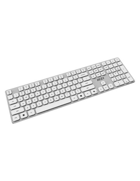 Msi teclado + ratón forge k210 w combo es white