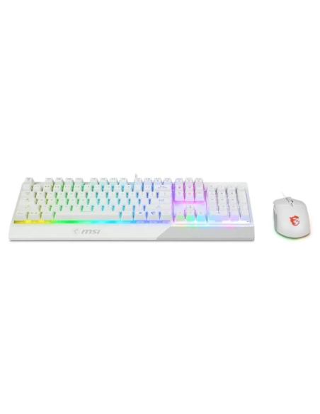 Msi teclado + ratón vigor gk30 combo white