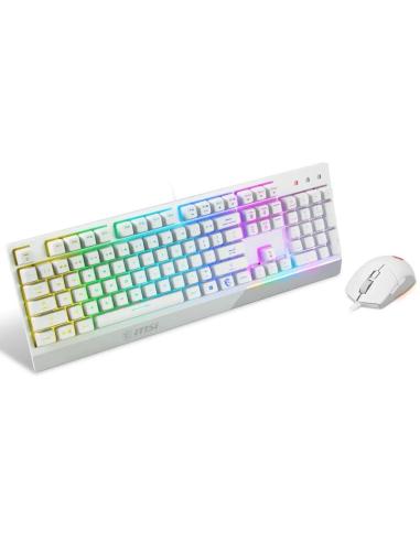 Msi teclado + ratón vigor gk30 combo white