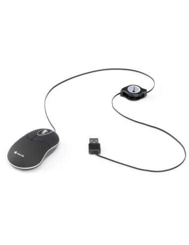 Ngs ratón retráctil sinblack 1000dpi negro