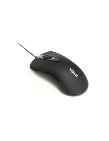 Iggual ratón óptico com-business-1200dpi negro