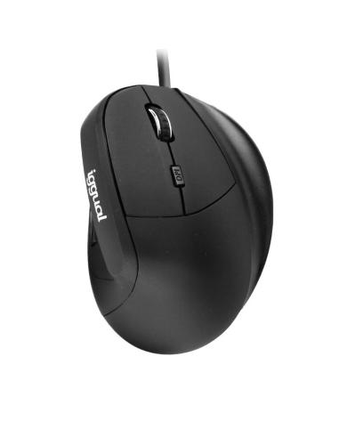 Iggual ratón ergonómico vertical usb ergo-v