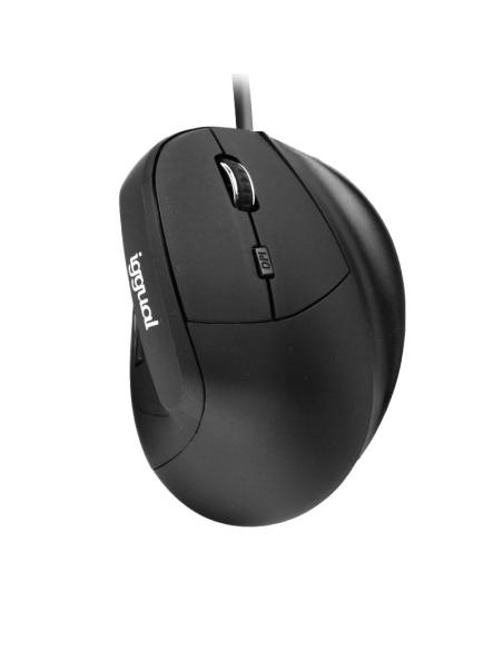 Iggual ratón ergonómico vertical usb ergo-v