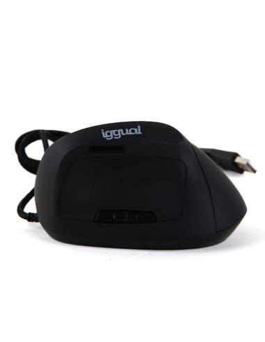 Iggual ratón ergonómico vertical usb ergo-v