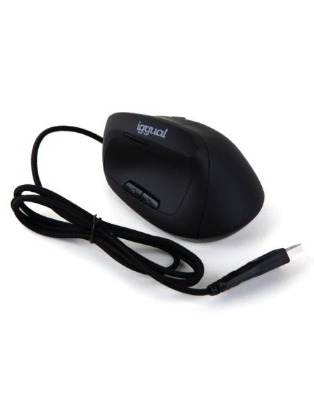 Iggual ratón ergonómico vertical usb ergo-v