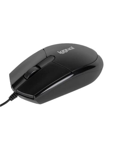 Iggual ratón óptico com-basic3-800dpi negro