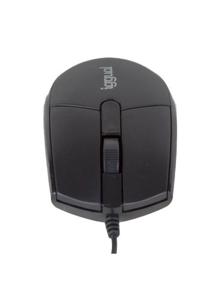 Iggual ratón óptico com-basic3-800dpi negro