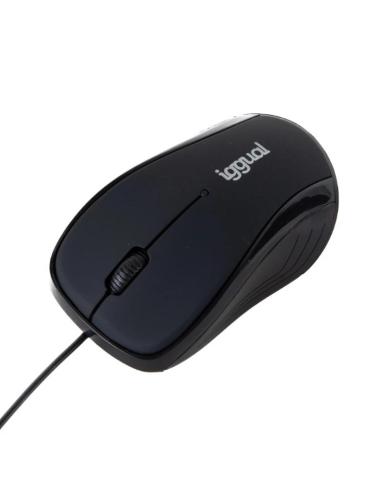 Iggual ratón óptico xs-kids-1600dpi negro