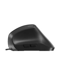 Nilox ratón vertical 3600 dpi, 6 botones, negro 2