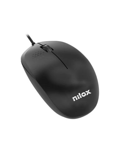 Nilox ratón mousb1012 1200 dpi usb