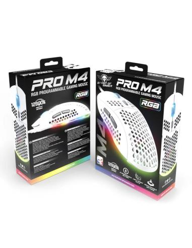 Spirit of gamer ratón pro m4 white