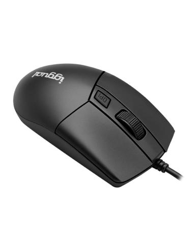 Iggual ratón óptico com-business2-2400dpi negro