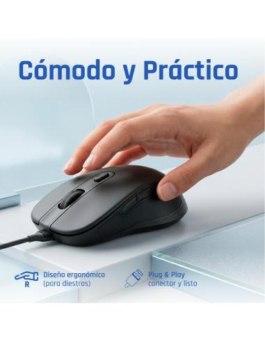 Iggual ratón usb office-elite-pro-6d 3600dpi