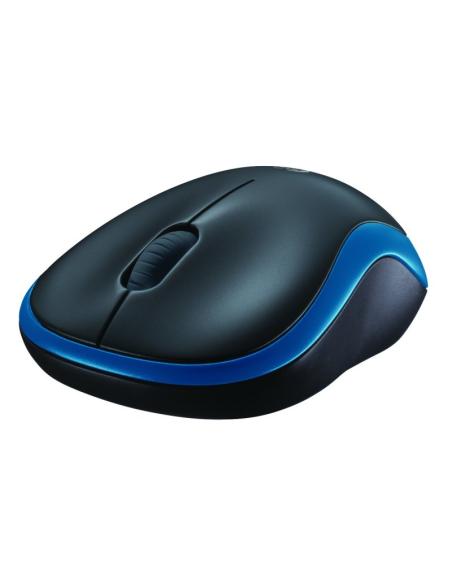Logitech ratón inalámbrico m185 azul