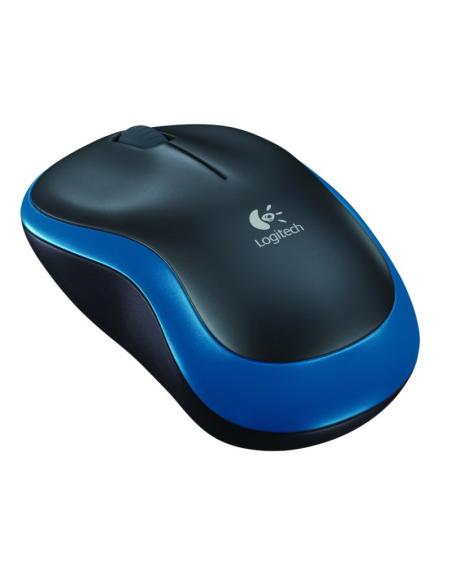 Logitech ratón inalámbrico m185 azul